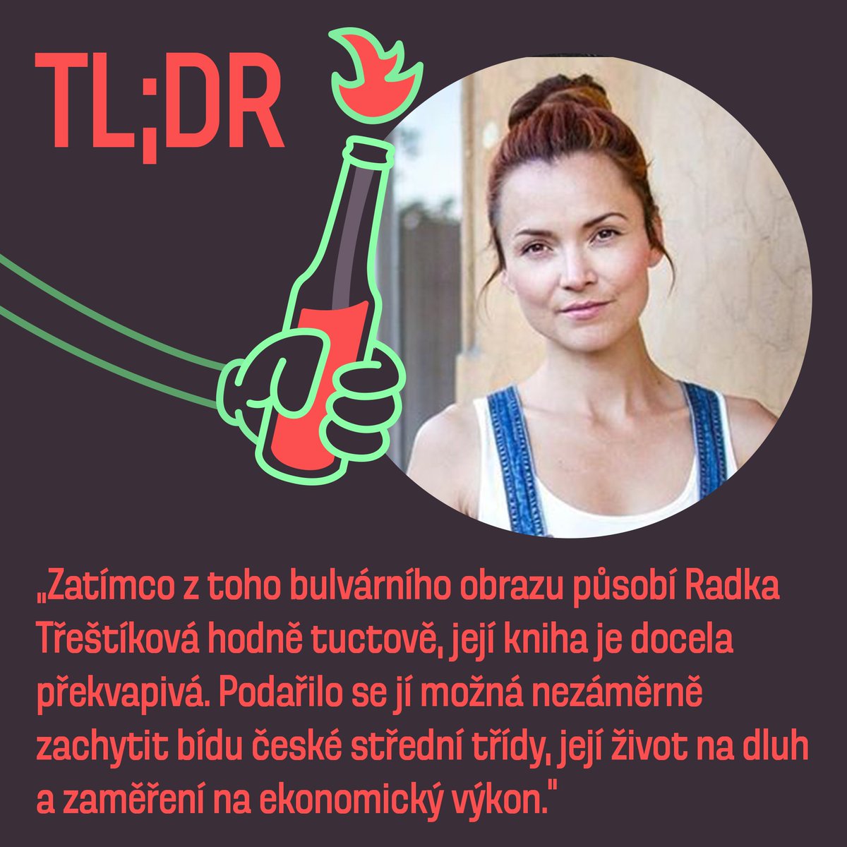 Literární podcast TL;DR!: Maloměšťácká tragikomedie Radky Třeštíkové a skutečné hrůzy války na Ukrajině